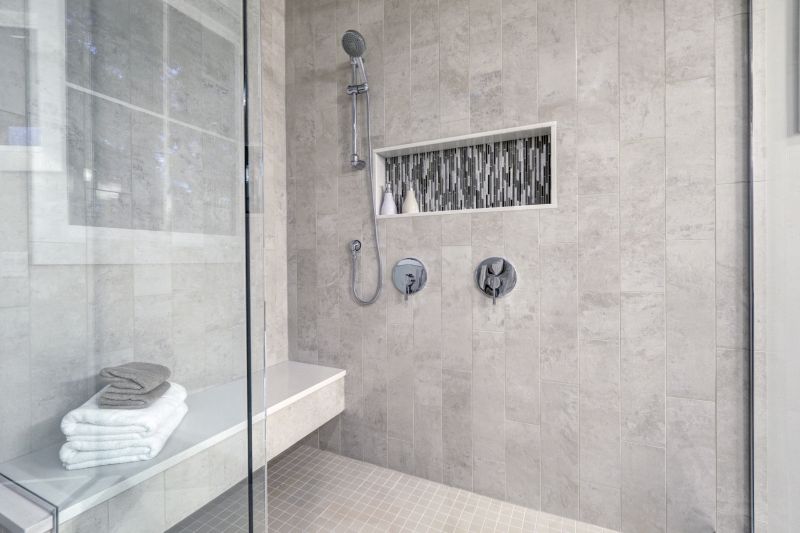 Luxury Shower with Multiple Showerheads