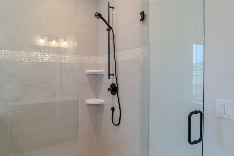 Stylish Shower with Glass Walls